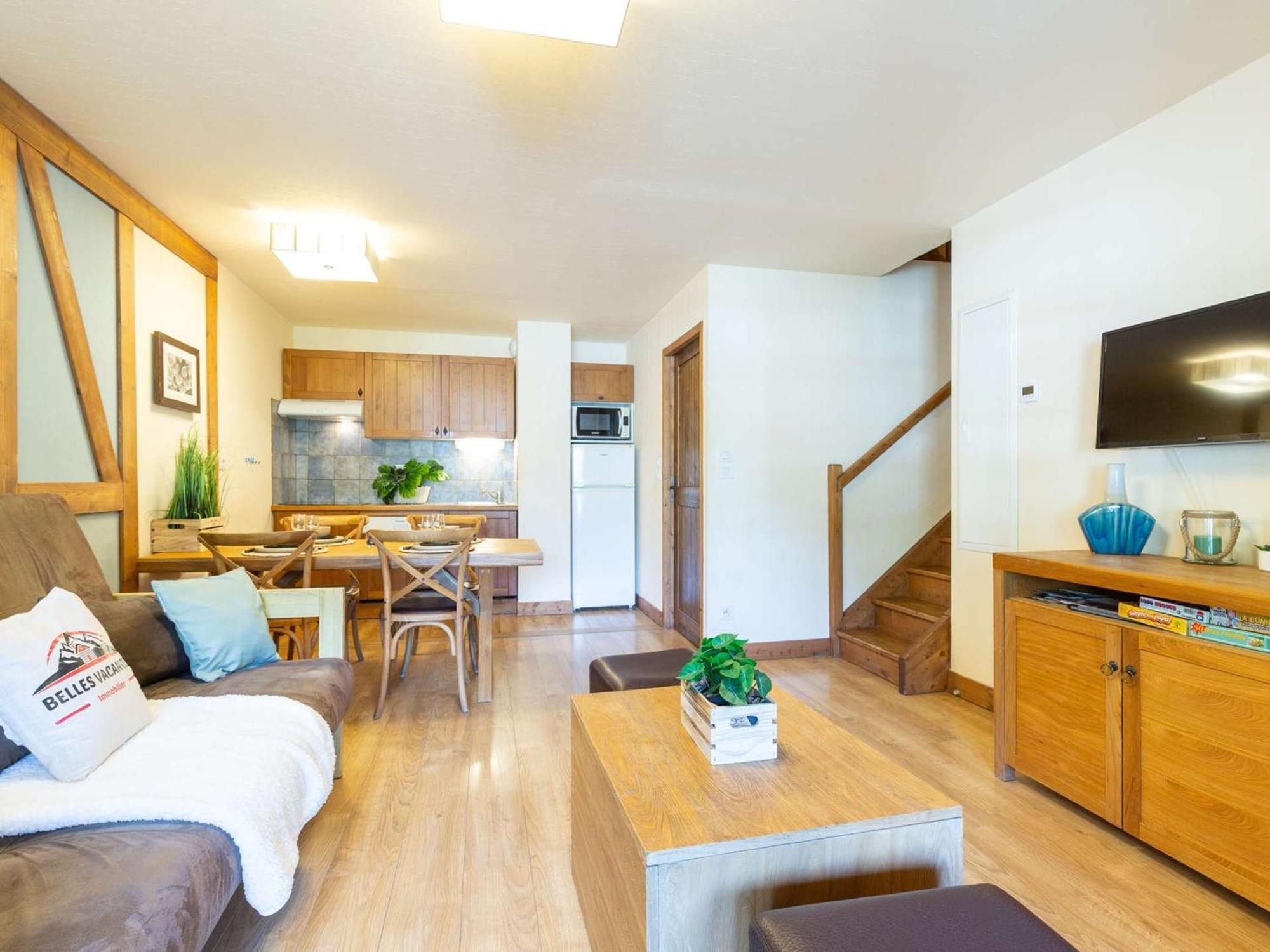 Appartement De 70 M² Au Centre-Ville Avec Piscine, Hammam, Sauna Et Balcon Bien Expose - Fr-1-296-392 Saint-Lary-Soulan Bagian luar foto